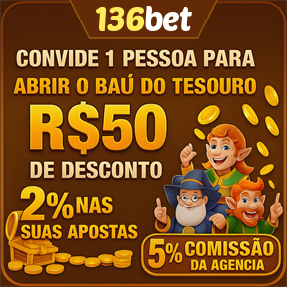 136bet Indique amigos para receber um bônus
